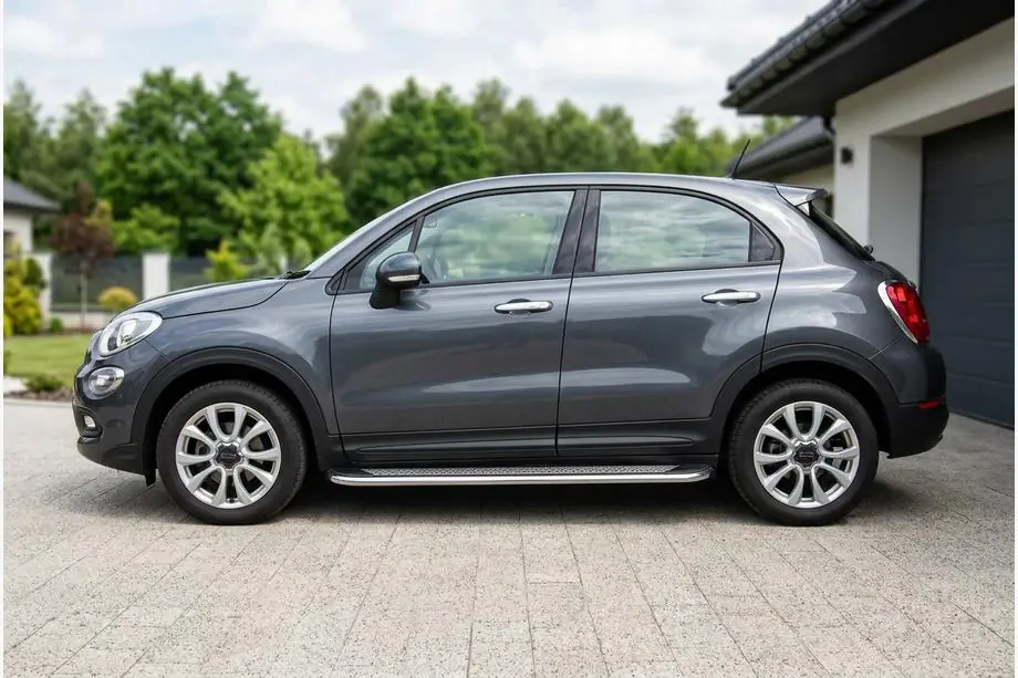 Fiat 500X 2014-2024 Seitenschweller Maydos V2 (2 Stk., Aluminium & Edelstahl) Image