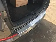 Hyundai Tucson TL 2016-2021 Heckstoßstangenabdeckung OmsaLine 2016-2018 Edelstahl Foto 2