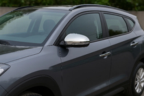Hyundai Tucson TL 2016-2021 Spiegelabdeckungen (2 Stk., Edelstahl) Foto 1