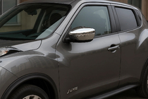 Nissan Juke 2010-2019 Spiegelabdeckungen Chrom 2014-2019 (2 Stk., Kunststoff) Foto 1
