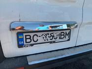 Opel Vivaro 2015-2019 Chromleiste über dem Kennzeichen (Edelstahl) Carmos - Türkischer Edelstahl Foto 4