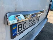 Opel Vivaro 2015-2019 Chromleiste über dem Kennzeichen (Edelstahl) Carmos - Türkischer Edelstahl Foto 5
