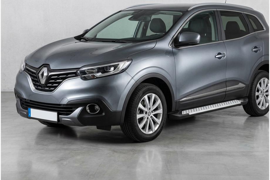 Renault Kadjar 2015-2022 Trittbretter Allmond Grey (2 Stk., Aluminium) Image