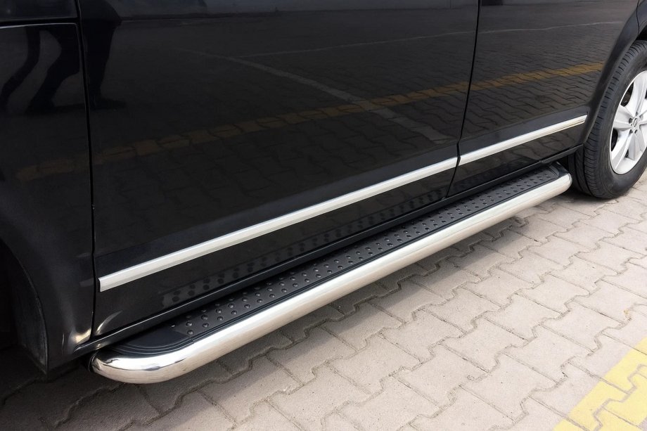 Volkswagen T6 2015-2024 Trittbretter Maydos V2 (2 Stk., Edelstahl) Image