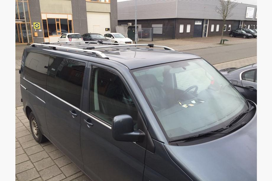 Volkswagen T6 2015-2024 Dachreling CROWN (grau matt) Langer Radstand Foto 12