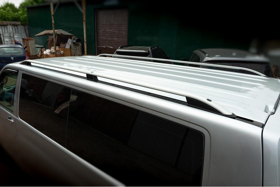 Volkswagen T6 2015-2024 Dachreling CROWN (grau matt) Langer Radstand Foto 17