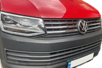 Volkswagen T6 2015-2024 Chrom Kühlergrill Blenden 2015-2019 (4 Stk, Edelstahl) Foto 1
