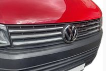 Volkswagen T6 2015-2024 Chrom Kühlergrill Blenden 2015-2019 (4 Stk, Edelstahl) Foto 3