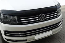 Volkswagen T6 2015-2024 Zierleisten für Kühlergrill Stoßstange 2015-2019 (6 Stk, Edelstahl) Foto 1
