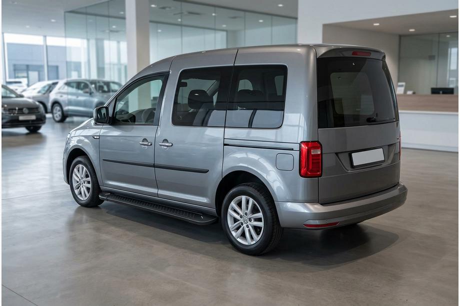 Volkswagen Caddy 2015-2020 Trittbretter Allmond Black (2 Stk., Aluminium) Image