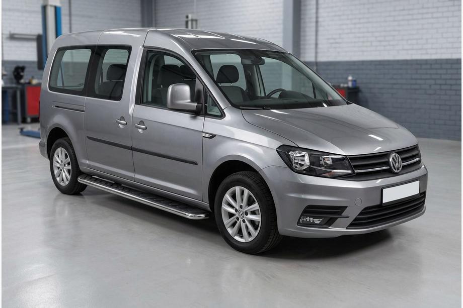 Volkswagen Caddy 2015-2020 Trittbretter Maydos V1 (2 Stk., Aluminium & Edelstahl) Image