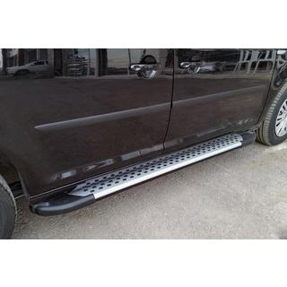 Trittbretter Allmond Grey (2 Stk., Aluminium) Volkswagen Caddy 2015-2020 Foto 1