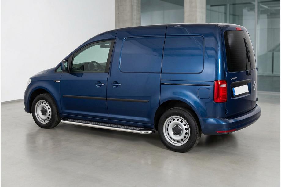 Volkswagen Caddy 2015-2020 Seitenschweller Maydos V2 (2 Stk., Aluminium & Edelstahl) Maxi Basis Image