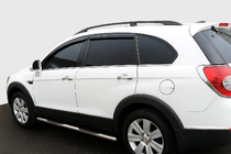 Chevrolet Captiva 2006-2019 Seitliche Rohre (2 Stk., Edelstahl) Foto 2