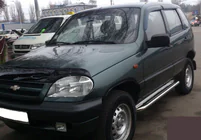 Chevrolet Niva 1998-2020 Seitenschweller Premium (2 Stk., Edelstahl) Foto 2