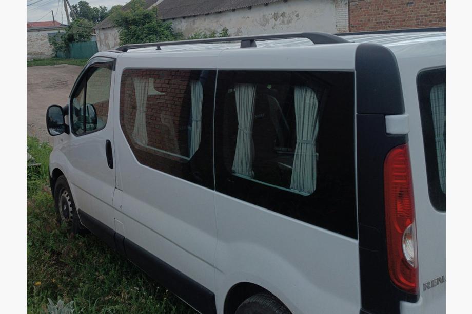 Opel Vivaro 2001–2015 Dachreling Schwarz Kurz, Kunststoff-Fuesse Foto 10