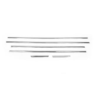 Untere Fensterleisten Edelstahl (6 Stk.) Audi A4 B7 2004-2008 Foto 2