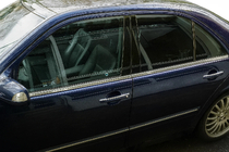 Mercedes E-class W210 1995-2002 Fensterunterkante Zierleisten Edelstahl (4 Stk) Carmos - Türkischer Hersteller Foto 1