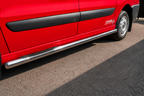 Citroen Jumpy 2007–2017 Seitliche Rohre (2 Stk., Edelstahl) Ø60, kurzer Radstand Foto 5