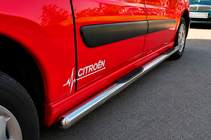 Citroen Jumpy 2007–2017 Seitliche Rohre (2 Stk., Edelstahl) Ø60, kurzer Radstand Foto 7