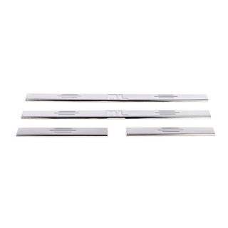 Einstiegsleisten Edelstahl (Carmos, 4 Stk.) Mercedes ML W163 1997-2005 Foto 2