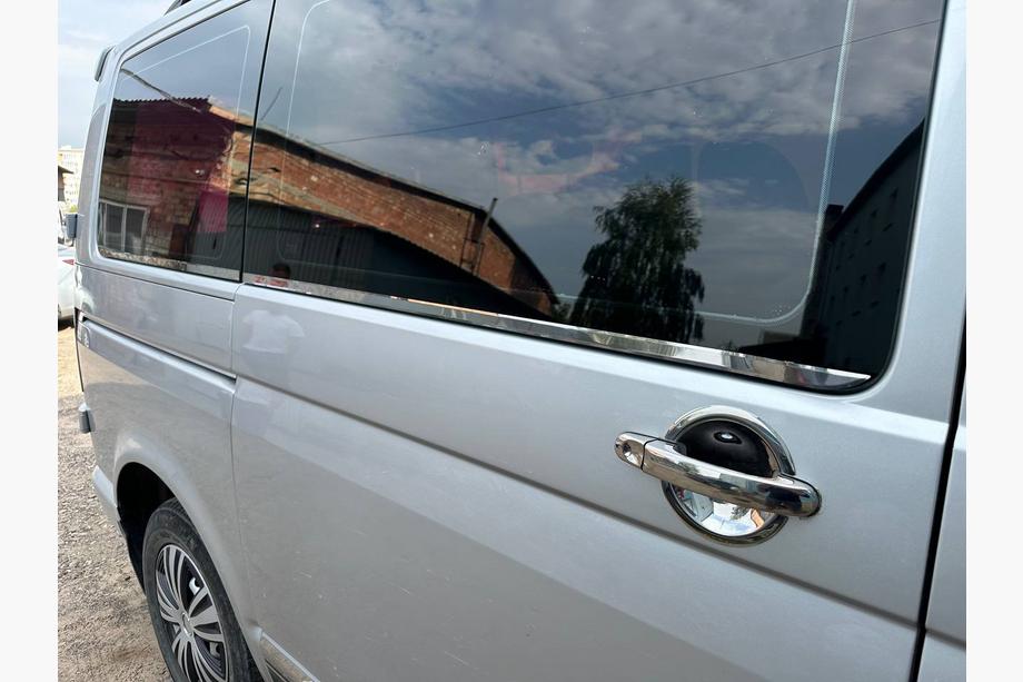 Volkswagen T5 Caravelle 2004-2010 Edelstahl Türgriffblenden 3 Stück. Omsa - Italienischer Edelstahl Foto 12