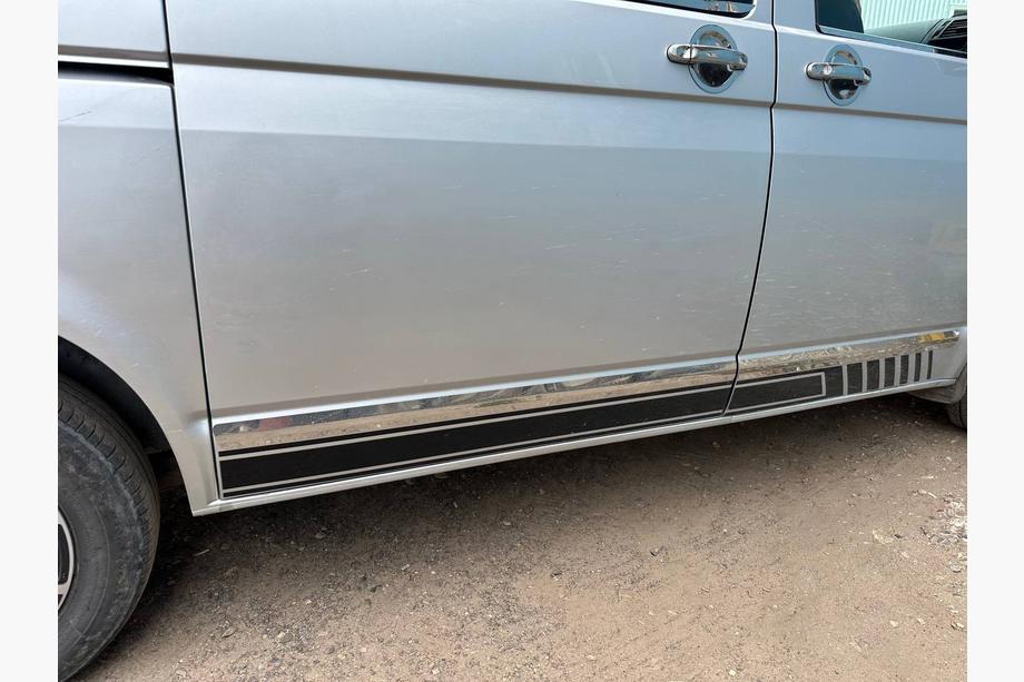 Volkswagen T5 2010-2015 Edelstahl Türgriffblenden 3 Stück. Carmos - türkischer Stahl Foto 16
