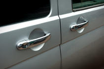 Volkswagen T6 2015-2024 Edelstahl Türgriffblenden Foto 2