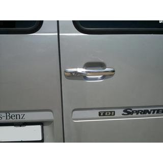 Chrom Türgriffblenden (4 Stk, Edelstahl) Mercedes Sprinter W901/902/903/904/905 1995–2006 Foto 4