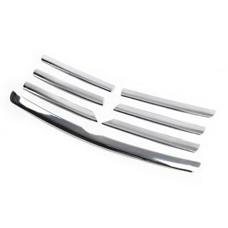 Chrom Kühlergrill Blenden (7-teilig, Edelstahl) Mercedes Vaneo W414 2001-2005 Foto 3