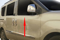 Opel Combo 2012-2018 Fensterrahmen Blenden Edelstahl Foto 2