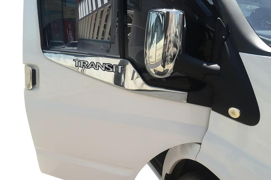 Ford Transit 2000–2014 Fensterzierleisten Carmos (2 Stk., Edelstahl) Image