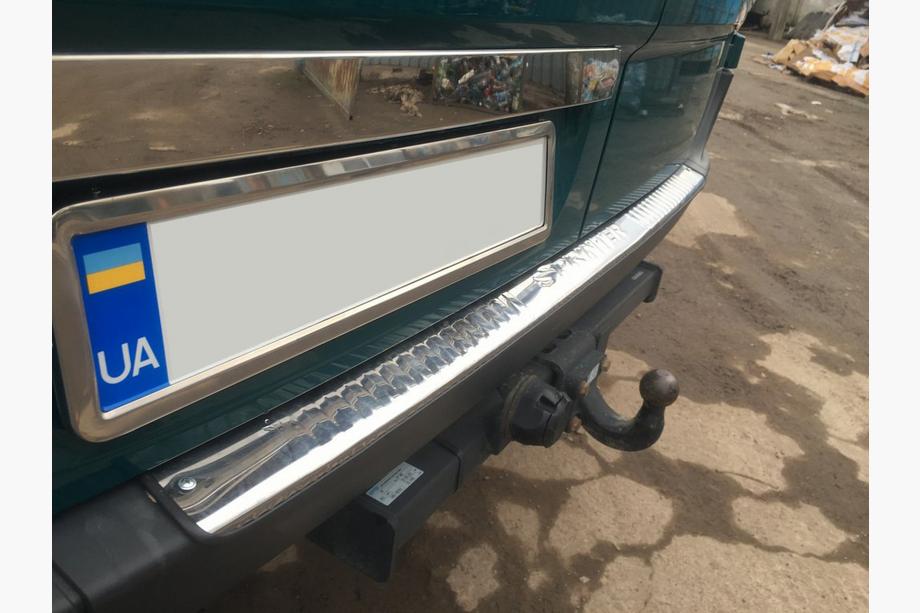 Volkswagen Crafter 2006-2016 Chromleiste über dem Kennzeichen (Edelstahl) Carmos - Türkischer Edelstahl Foto 3