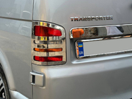 Volkswagen T5 Multivan 2003–2010 Chromleiste über dem Kennzeichen für Flügeltüren (Edelstahl) Carmos - Türkischer Edelstahl Foto 7