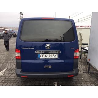 Chromleiste über dem Kennzeichen an der Heckklappe (Edelstahl) Volkswagen T5 Caravelle 2004-2010 Foto 2
