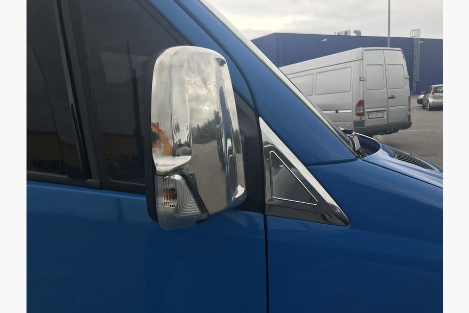 Mercedes Sprinter W906 2006–2018 Spiegelabdeckungen Edelstahl (2 Stk.) Foto 3