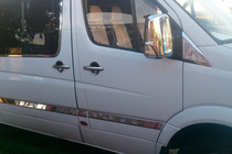 Mercedes Sprinter W906 2006–2018 Spiegelabdeckungen Chrom (2 Stk) Foto 6