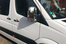 Volkswagen Crafter 2006-2016 Spiegelabdeckungen Chrom (2 Stk) Carmos, Türkischer Stahl Foto 4