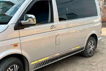 Volkswagen T5 Transporter 2003-2010 Spiegelabdeckungen Chrom (2 Stk) Foto 3
