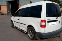 Volkswagen Caddy 2004-2010 Seitliche Rohre (2 Stk., Edelstahl) 70 mm, Maxi Basis Foto 2