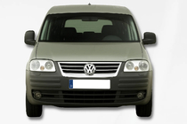 Volkswagen Caddy 2004-2010 Grillabdeckung Edelstahl OmsaLine - Italienischer Edelstahl Foto 3