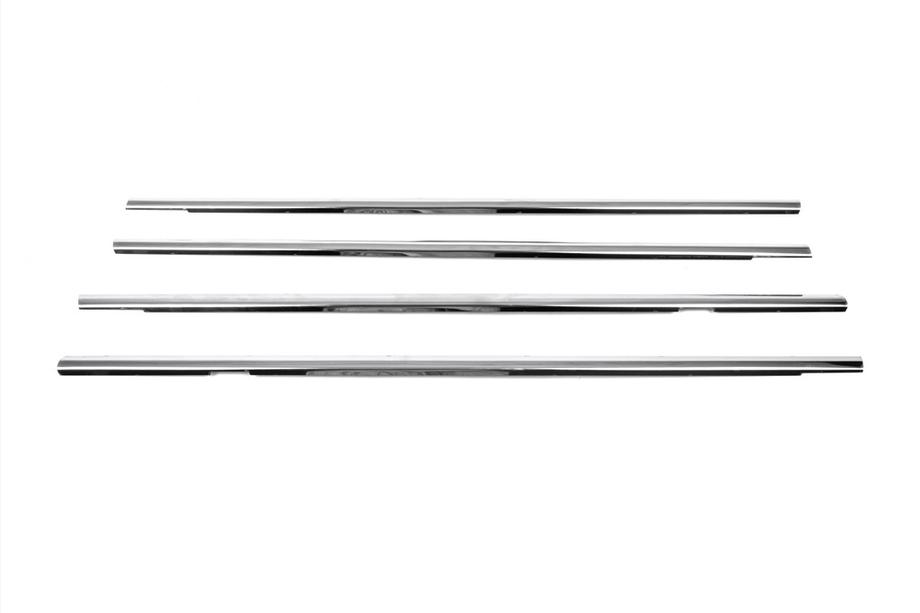 Opel Astra G classic 1998-2012 Fensterzierleisten Chrom (4 Stk) OmsaLine - Italienischer Edelstahl Foto 4
