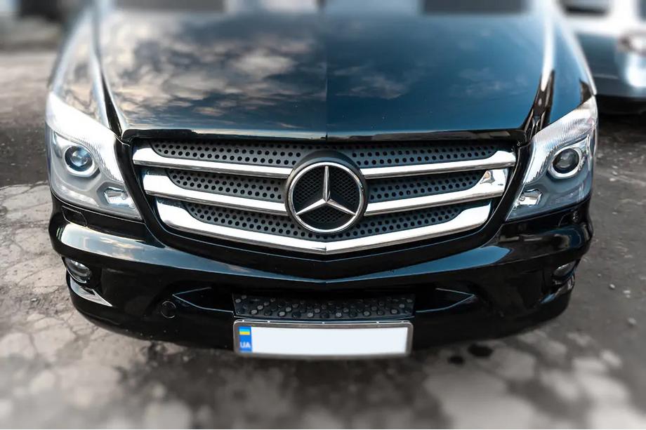 Mercedes Sprinter W906 2006–2018 Chrom Kühlergrill Blenden (2013↗, Edelstahl) Foto 3