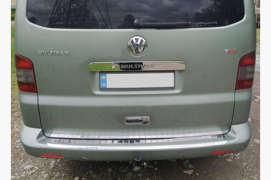 Volkswagen T5 Multivan 2003–2010 Chrom Heckklappengriff Abdeckung (Edelstahl) Image