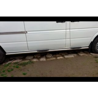 Seitliche Rohre (2 Stk., Edelstahl) Mercedes Sprinter W901/902/903/904/905 1995–2006 Foto 3
