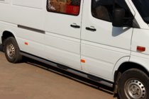 Volkswagen LT 1995-2006 Seitliche Rohre (2 Stk., Edelstahl) Foto 5