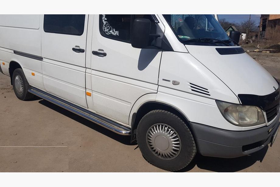 Volkswagen LT 1995-2006 Seitenschweller Premium (2 Stk., Edelstahl) Langer Radstand, Ø60 Foto 2