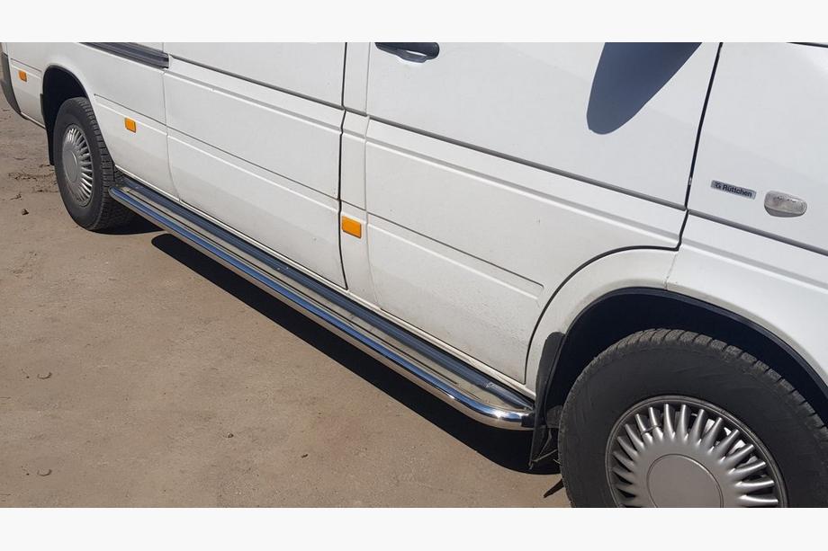 Volkswagen LT 1995-2006 Seitenschweller Premium (2 Stk., Edelstahl) Langer Radstand, Ø60 Foto 4