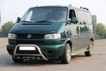 Volkswagen T4 Caravelle/Multivan 1990–2003 Frontbügel WT003 60mm Edelstahl 51mm, mit Schriftzug Foto 4