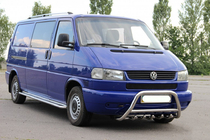 Volkswagen T4 Caravelle/Multivan 1990–2003 Frontbügel WT003 60mm Edelstahl 51mm, mit Schriftzug Foto 3